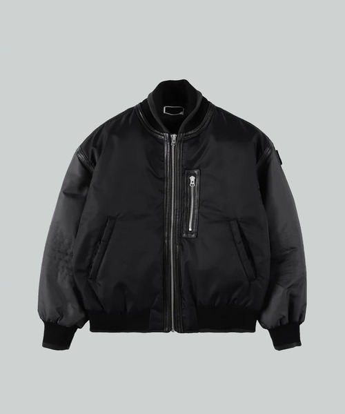 【PHINGERIN/フィンガリン】TRIM LEATHER BOMBER JACKET