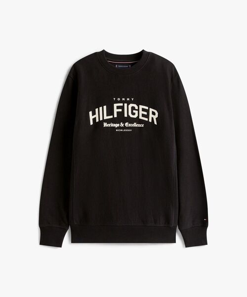 セール】ヒルフィガーロゴアーチクルーネックスウェットシャツ