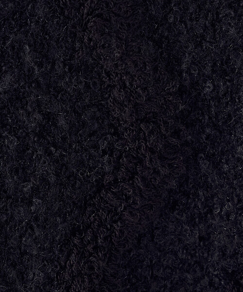 COMME CA ISM(コムサイズム)の「ウェーブジャガード 2WAYカーディガン(カーディガン/ボレロ・レディース・ブラック/アイボリー・FREE)」の12枚目の写真