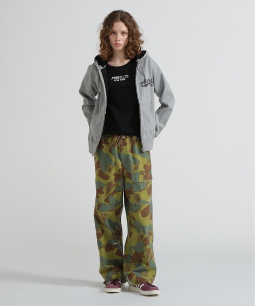 AVIREX(アヴィレックス)の「《WEB&DEPOT限定》BONDING ZIP UP PARKA(パーカー・レディース・その他/ホワイト/グレー/ブラック・F)」の19枚目の写真