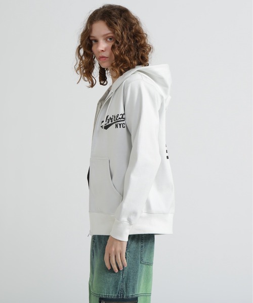 AVIREX(アヴィレックス)の「《WEB&DEPOT限定》BONDING ZIP UP PARKA(パーカー・レディース・その他/ホワイト/グレー/ブラック・F)」の13枚目の写真