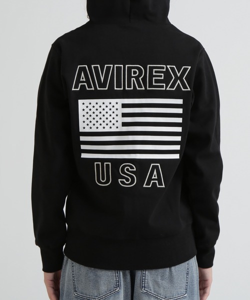 AVIREX(アヴィレックス)の「《WEB&DEPOT限定》BONDING ZIP UP PARKA(パーカー・レディース・その他/ホワイト/グレー/ブラック・F)」の22枚目の写真