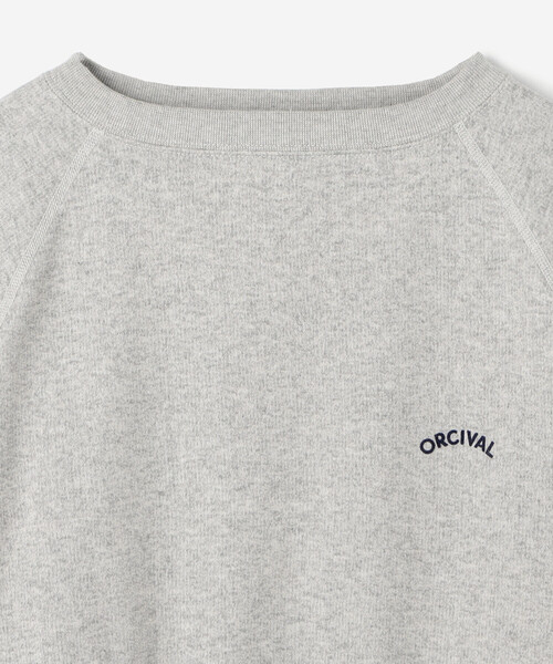 ORCIVAL（オーシバル）の「ORCIVAL | コットン裏毛 スウェットプルオーバー WOMEN（スウェット・レディース・グレー/アイボリー・2/1）」の15枚目の写真
