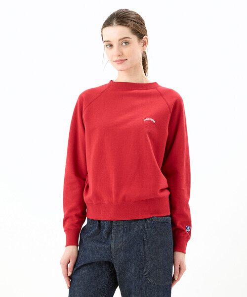 新品未使用　ORCIVAL　コットン裏毛スウェットプルオーバー　サイズ１ ORCIVAL | コットン裏毛 スウェットプルオーバー MEN（スウェット