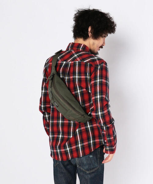 AVIREX(アヴィレックス)の「EAGLE POLYESTER 2WAY WAIST BAG /イーグル ポリエステル 2ウェイ ウエストバッグ / AVIREX / アヴィレックス / AVX3521(ショルダーバッグ・メンズ・ブラック/カーキ/その他3・F)」の7枚目の写真