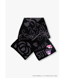 マイメロディ&クロミ 刺繍ブローチ付きネコ耳ニットワッチ（ニット