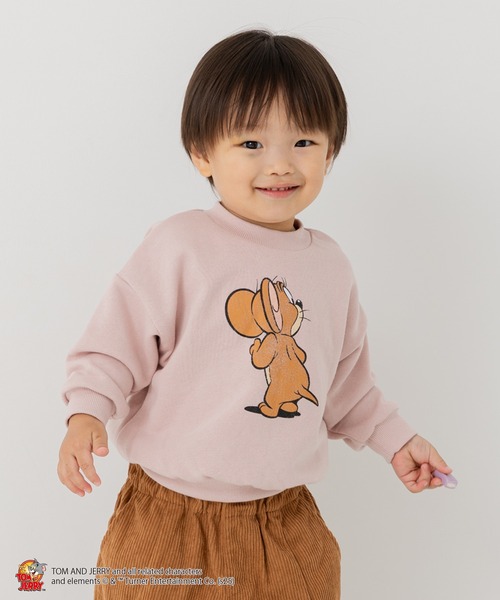 Tom＆Jerry（トムアンドジェリー）の「〈トムとジェリー〉裏毛トレーナー（スウェット・キッズ・C/D/E/F/A/B・120cm/130cm/140cm/80ｃｍ/90cm/100cm/110cm）」の2枚目の写真