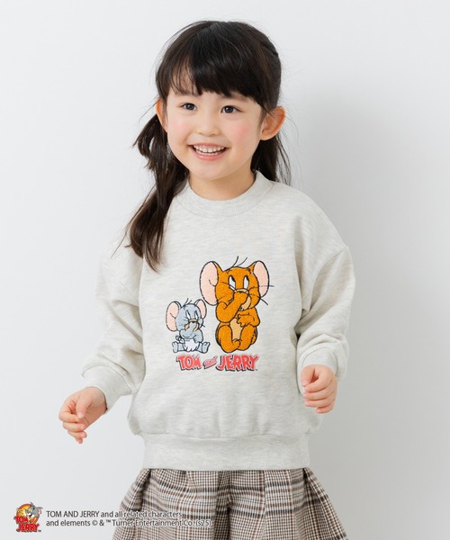 Tom＆Jerry（トムアンドジェリー）の「〈トムとジェリー〉裏毛トレーナー（スウェット・キッズ・C/D/E/F/A/B・120cm/130cm/140cm/80ｃｍ/90cm/100cm/110cm）」の3枚目の写真