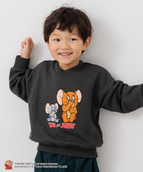 Tom＆Jerry（トムアンドジェリー）の「〈トムとジェリー〉裏毛トレーナー（スウェット・キッズ・C/D/E/F/A/B・120cm/130cm/140cm/80ｃｍ/90cm/100cm/110cm）」の4枚目の写真