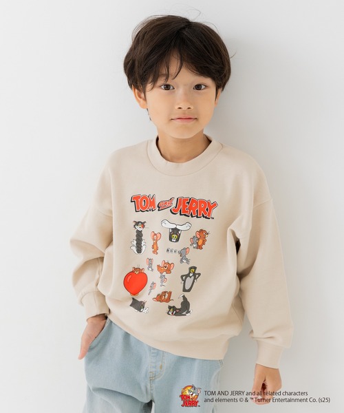 Tom＆Jerry（トムアンドジェリー）の「〈トムとジェリー〉裏毛トレーナー（スウェット・キッズ・C/D/E/F/A/B・120cm/130cm/140cm/80ｃｍ/90cm/100cm/110cm）」の5枚目の写真