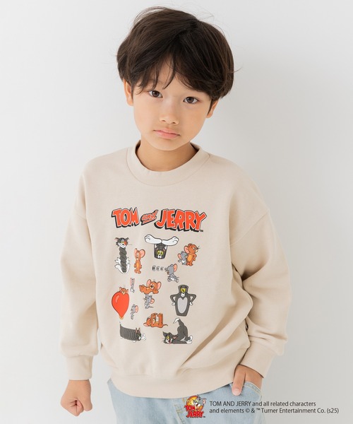 Tom＆Jerry（トムアンドジェリー）の「〈トムとジェリー〉裏毛トレーナー（スウェット・キッズ・C/D/E/F/A/B・120cm/130cm/140cm/80ｃｍ/90cm/100cm/110cm）」の9枚目の写真