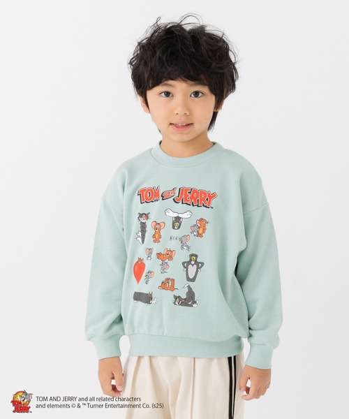 トムとジェリー〉裏毛トレーナー（スウェット）｜TOM&JERRY（トム