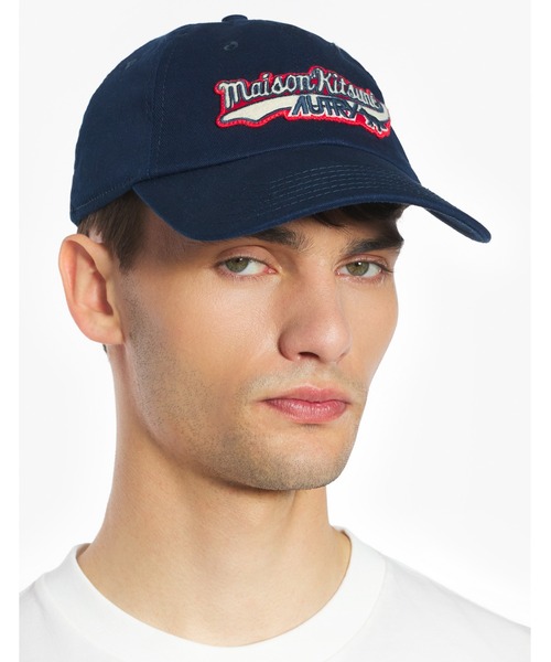Maison Kitsune(メゾンキツネ)の「MAISON KITSUNE x AUTRY VARSITY CAP(キャップ・メンズ・ダークブルー・U)」の6枚目の写真