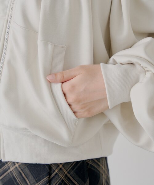 セール】2WAYオフショルWジップスウェット（Tシャツ/カットソー