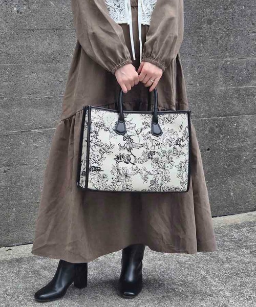 ルブラン 8/1まで ゴブランA4 2wayトート（トートバッグ）｜Bleu Bleuet（ブルーブルーエ