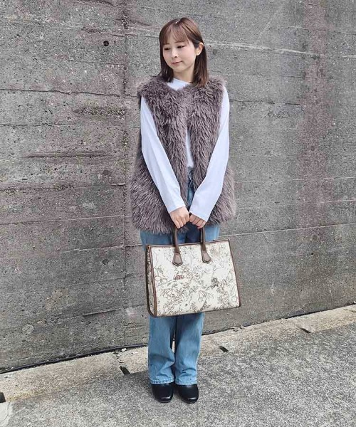 Bleu Bleuet(ブルーブルーエ)の「ゴブランA4 2wayトート(トートバッグ・レディース・ブラウン/グリーン/ブラック・FREE)」の16枚目の写真