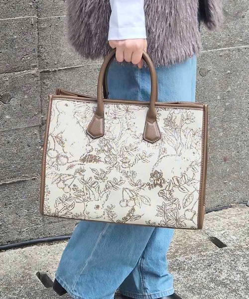 Bleu Bleuet(ブルーブルーエ)の「ゴブランA4 2wayトート(トートバッグ・レディース・ブラウン/グリーン/ブラック・FREE)」の21枚目の写真