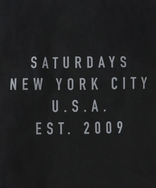 Saturdays NYC（サタデーズ ニューヨークシティ ）の「Established USA Tote Bag（トートバッグ・メンズ・イエロー/キナリ/ダークブラウン/ブラック・FREE）」の6枚目の写真