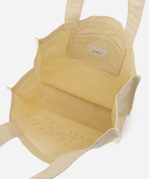 Saturdays NYC（サタデーズ ニューヨークシティ ）の「Established USA Tote Bag（トートバッグ・メンズ・イエロー/キナリ/ダークブラウン/ブラック・FREE）」の15枚目の写真