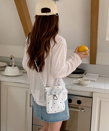 Mignonjour | Mignonjour/フラワードットミニショルダーバッグ M2844(ショルダーバッグ)