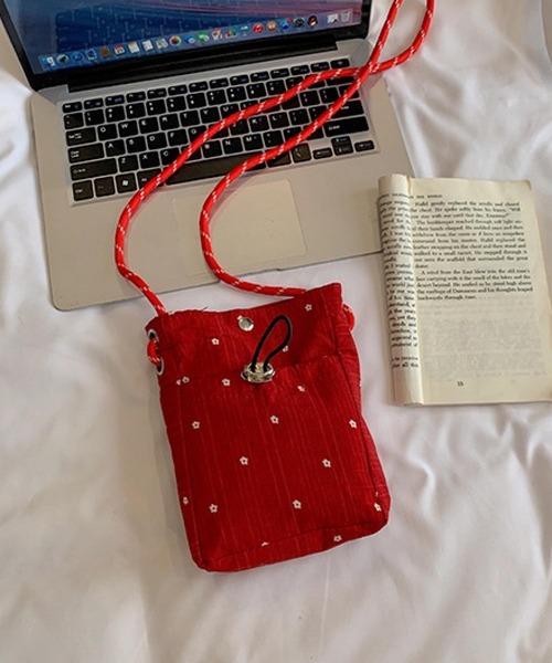 Mignonjour(ミニョンジュール)の「Mignonjour/フラワードットミニショルダーバッグ M2844(ショルダーバッグ・レディース・ホワイト/ブラック/レッド・FREE)」の12枚目の写真