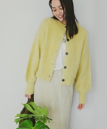 N.（N. Natural Beauty Basic） | クルーネックフェザーカーディガン(カーディガン/ボレロ)