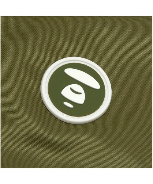 AAP NOW MA-1ジャケット イエロー系 エイプ APE AAPE BY A BATHING APE（エーエイプバイアベイシングエイプ） ナイロン
