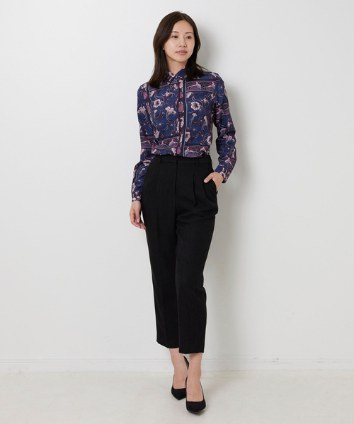 NARACAMICIE】ステンドグラス長袖オーバーブラウス（シャツ/ブラウス