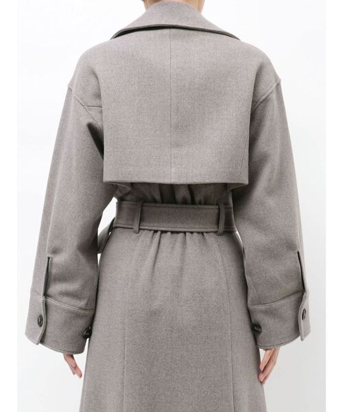 MERCURYDUO（マーキュリーデュオ）の「クロップドジャケット（その他アウター・レディース・ライトグレー/ブラウン・FREE）」の12枚目の写真