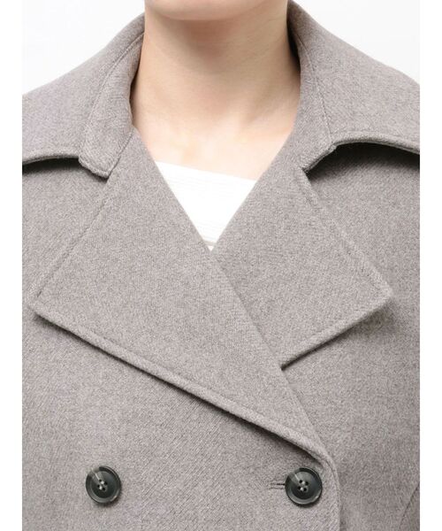 MERCURYDUO（マーキュリーデュオ）の「クロップドジャケット（その他アウター・レディース・ライトグレー/ブラウン・FREE）」の13枚目の写真