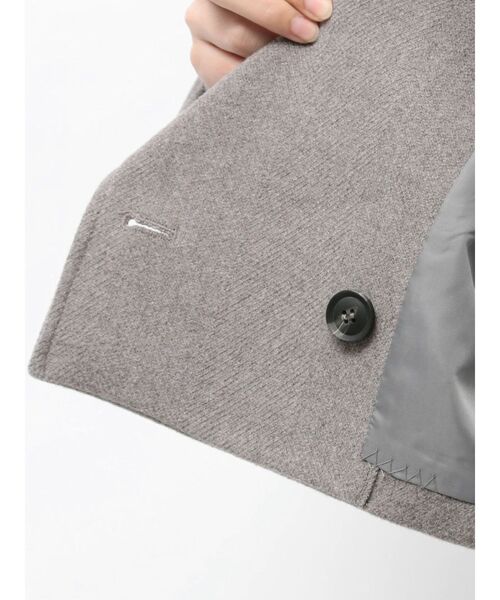 MERCURYDUO（マーキュリーデュオ）の「クロップドジャケット（その他アウター・レディース・ライトグレー/ブラウン・FREE）」の15枚目の写真