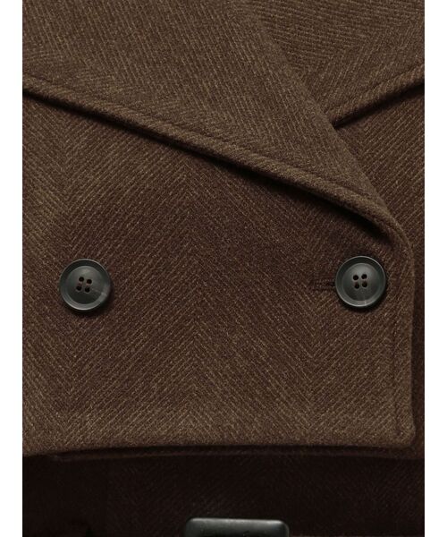 MERCURYDUO（マーキュリーデュオ）の「クロップドジャケット（その他アウター・レディース・ライトグレー/ブラウン・FREE）」の20枚目の写真