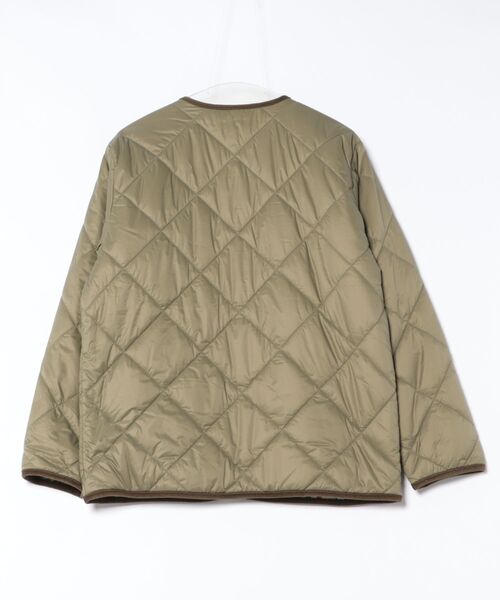 Arnold Palmer（アーノルドパーマー）の「カラーレス シェア キルティング ジャケット（ノーカラージャケット・レディース・ベージュ/カーキ/ブラック・XS/L/M/S/LL）」の4枚目の写真