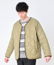 Arnold Palmer（アーノルドパーマー）の「カラーレス シェア キルティング ジャケット（ノーカラージャケット）」