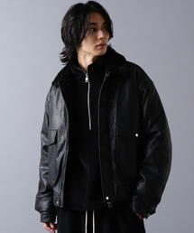 DANKE SCHON（ダンケシェーン）の「DankeSchon/ダンケシェーン/PULEATHER A2 BLOUSON（ブルゾン・レディース）」