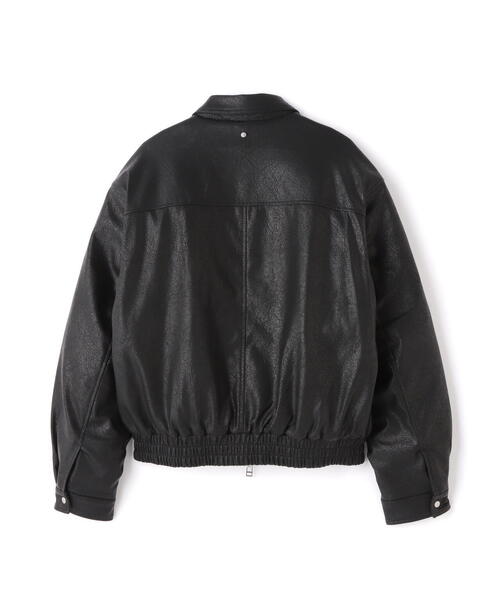 DANKE SCHON(ダンケシェーン)の「DankeSchon/ダンケシェーン/PULEATHER A2 BLOUSON(ブルゾン・レディース・ブラック・L/M)」の8枚目の写真