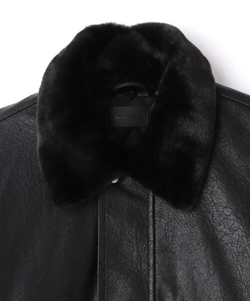 DANKE SCHON(ダンケシェーン)の「DankeSchon/ダンケシェーン/PULEATHER A2 BLOUSON(ブルゾン・レディース・ブラック・L/M)」の9枚目の写真