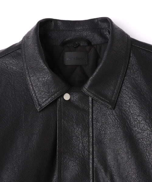 DANKE SCHON(ダンケシェーン)の「DankeSchon/ダンケシェーン/PULEATHER A2 BLOUSON(ブルゾン・レディース・ブラック・L/M)」の10枚目の写真