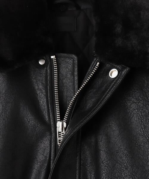 DANKE SCHON(ダンケシェーン)の「DankeSchon/ダンケシェーン/PULEATHER A2 BLOUSON(ブルゾン・レディース・ブラック・L/M)」の11枚目の写真