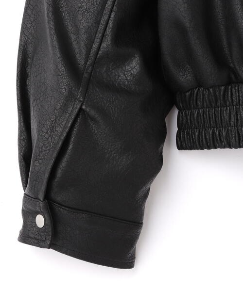 DANKE SCHON(ダンケシェーン)の「DankeSchon/ダンケシェーン/PULEATHER A2 BLOUSON(ブルゾン・レディース・ブラック・L/M)」の16枚目の写真