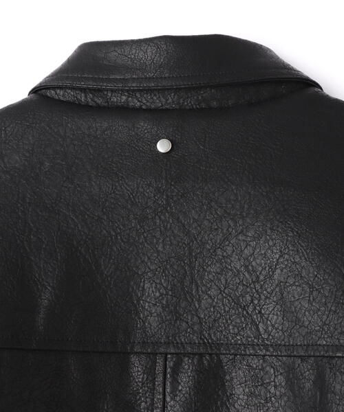 DANKE SCHON(ダンケシェーン)の「DankeSchon/ダンケシェーン/PULEATHER A2 BLOUSON(ブルゾン・レディース・ブラック・L/M)」の17枚目の写真