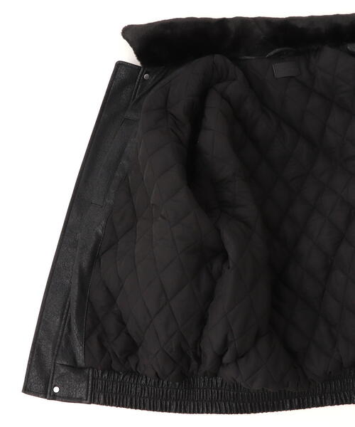 DANKE SCHON(ダンケシェーン)の「DankeSchon/ダンケシェーン/PULEATHER A2 BLOUSON(ブルゾン・レディース・ブラック・L/M)」の19枚目の写真