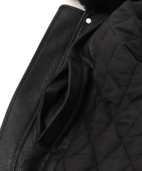 DANKE SCHON(ダンケシェーン)の「DankeSchon/ダンケシェーン/PULEATHER A2 BLOUSON(ブルゾン・レディース・ブラック・L/M)」の20枚目の写真
