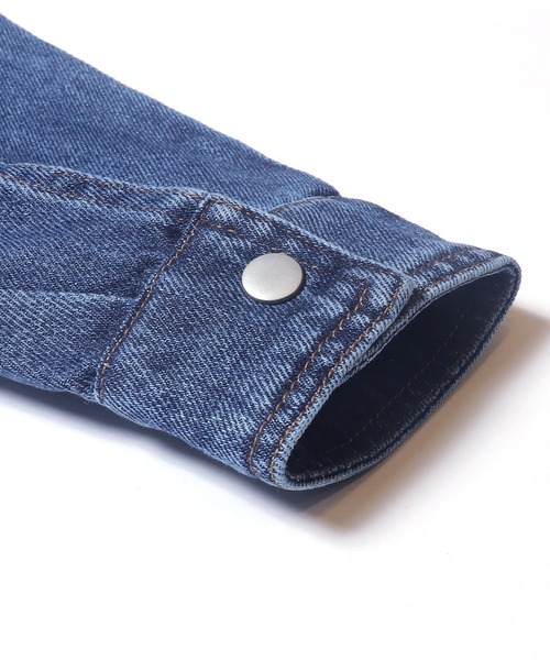 coca（coca）（コカ）の「【WEB限定セール】デニムジップジャケット（デニムジャケット・レディース・グレー/ブルー・M/L）」の18枚目の写真