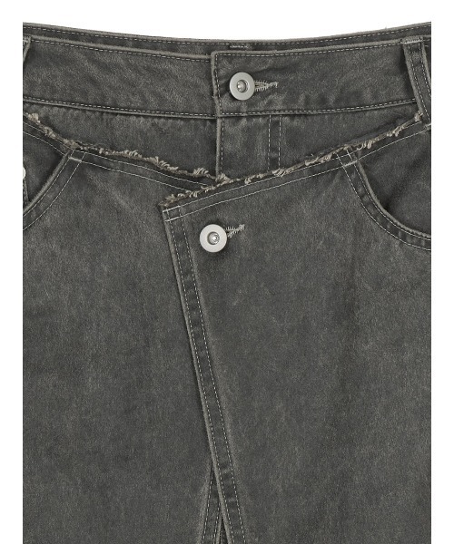 SYNTHETIC LEATHER WASH WIND SKIRT（スカート）｜Ameri（アメリ）の