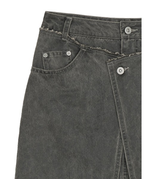 スカート AMERI SYNTHETIC LEATHER MINI SKIRT SYNTHETIC LEATHER MINI SKIRT