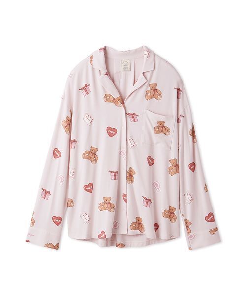 【送料無料】 ジェラートピケ レディース フェイバリット総柄シャツ ジェラピケ パジャマ ルームウェア gelato pique セール】フェイバリット総柄シャツ（ルームウェア/パジャマ）｜gelato