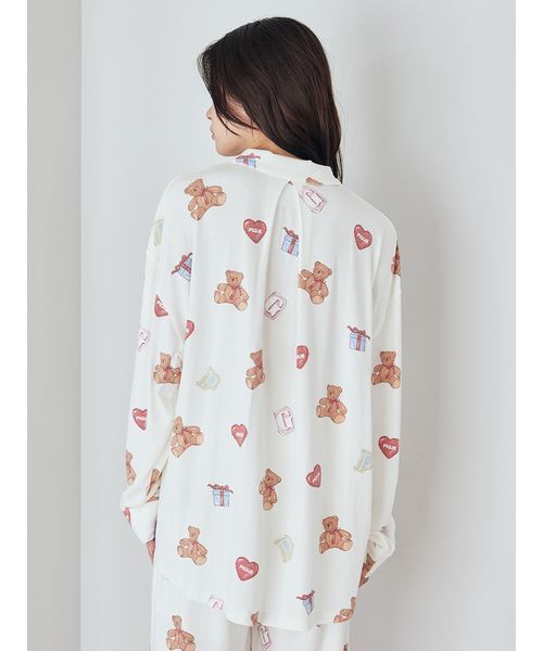 セール】フェイバリット総柄シャツ（ルームウェア/パジャマ）｜gelato