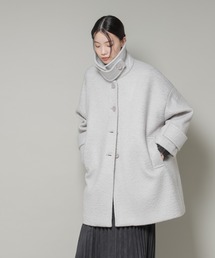 NANO universe | ブークレスタンドカラーミドルコート(ステンカラーコート)