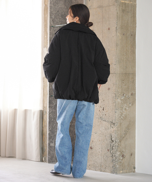 IENA（イエナ）の「《追加》ARTIROSA 撥水テイラーコクーンダウン（ダウンジャケット/コート・レディース・ブラック・34/36/38）」の5枚目の写真